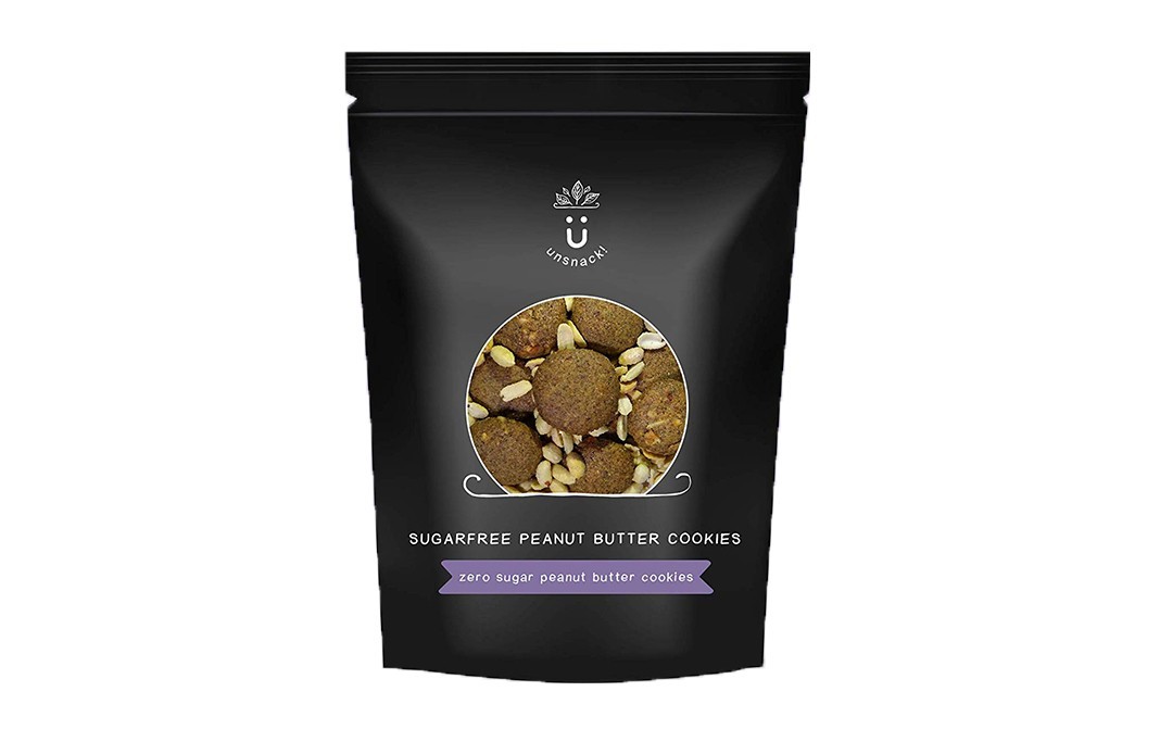 Unsnack Sugarfree Peanut Butter Cookies   Pack  400 grams